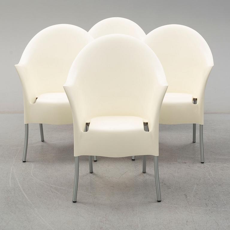 PHILIPPE STARCK, 4 'Lord Yo' chairs for Driade, 1994.