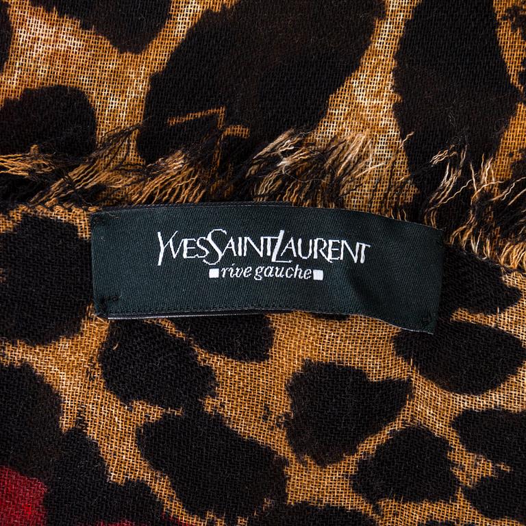 A shawl by Yves Saint Laurent.