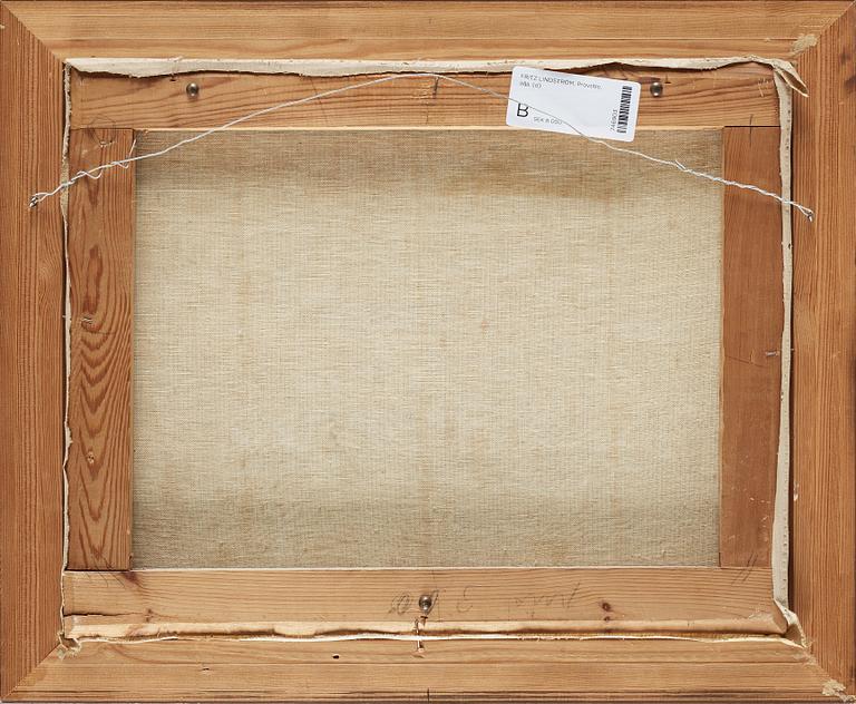 FRITZ LINDSTRÖM, olja på duk, signerad Fritz Lindström och daterad -29.