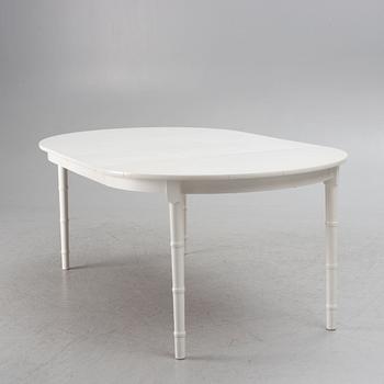 A 7-piece dining group, Miranda of Sweden, late 20th Century.