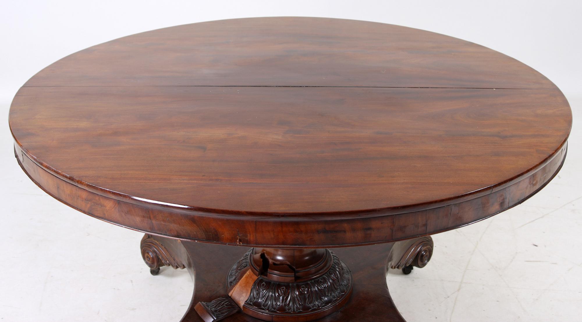 MATSALSBORD, 1800-talets slut.