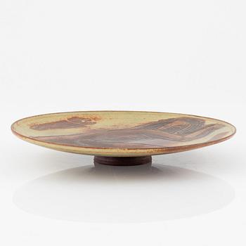 Wilhelm Kåge, a stoneware 'Farsta' dish, Gustavsberg Studio, Sweden, 1950.