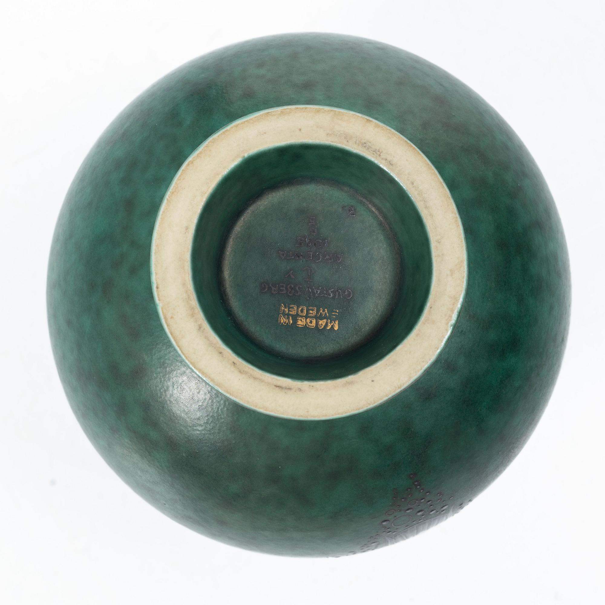 Wilhelm Kåge, A vase, “Argenta”, Gustavsberg.