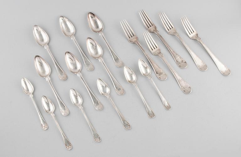 BESTICK, 17 del, silver, 1800-talets mitt. Vikt ca 778 g.