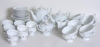 TE- OCH KAFFESERVIS, porslin, "Maria Björnbär", Rosenthal.