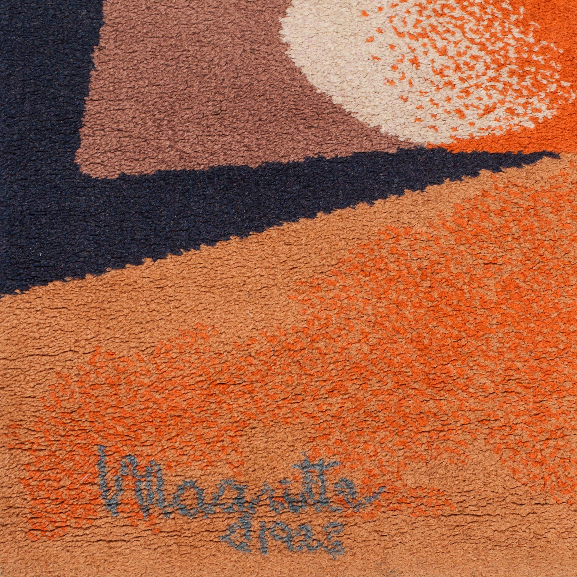 MATTA, ull, Ege Art Line, Danmark, 1980/90-tal. Ca 201 x 138 cm.