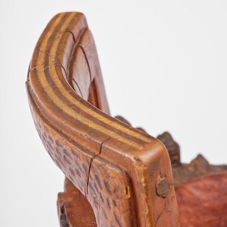 Knut Fjaestad, stabbestol, jugend, Sverige, 1915.