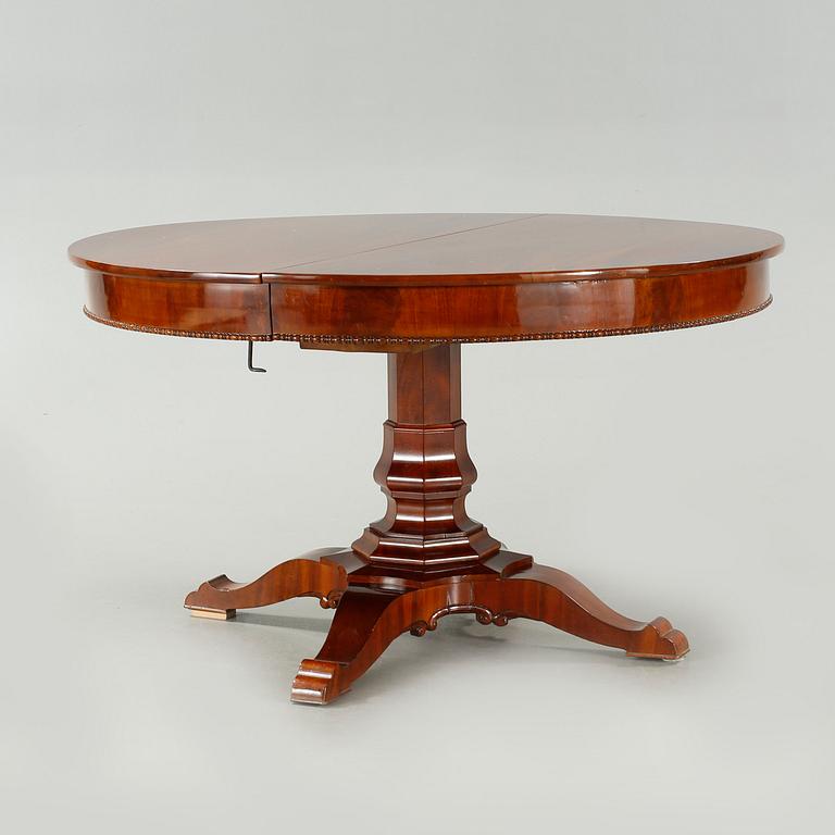 A 19th century dining table.