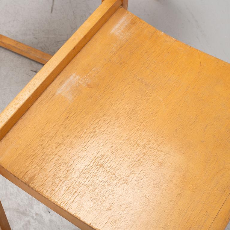 Sven Markelius, a set of six chairs, mid 20th Century.