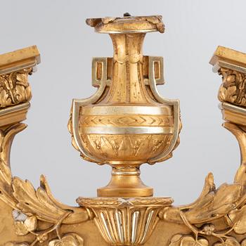 Golvspegel, nyrokoko, 1800-talets slut.
