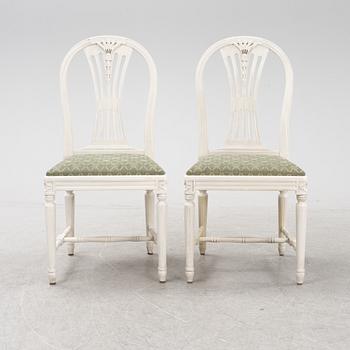 Matgrupp, gustaviansk stil, 13 delar, City möbler AB, Tibro, 1900-talets andra hälft.