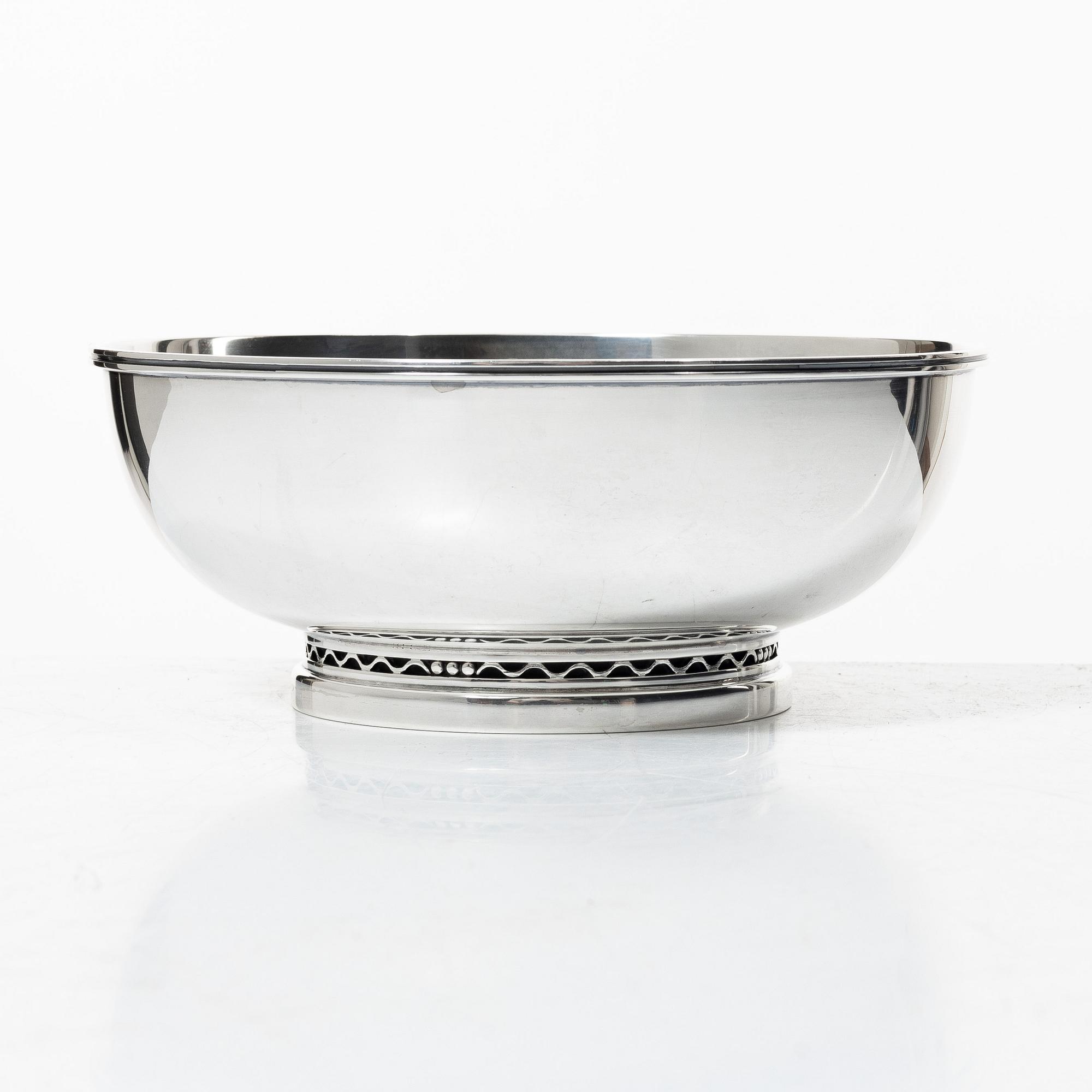 Karl Anderson, Bowl, silver, Stockholm 1958.