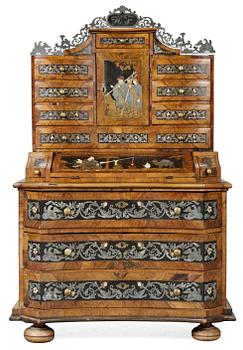 An 18th century German cupboard (extensive alterations, additions).