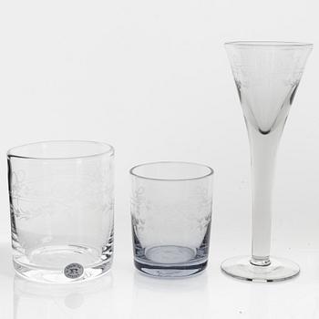 A 45-piece 'Antik' glass service, Reijmyre.
