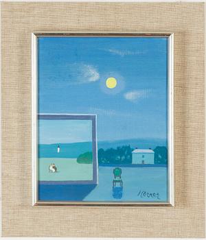 Stellan Mörner, olja på duk, signerad.