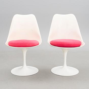 Three Tulip Armless Chairs by Knoll.