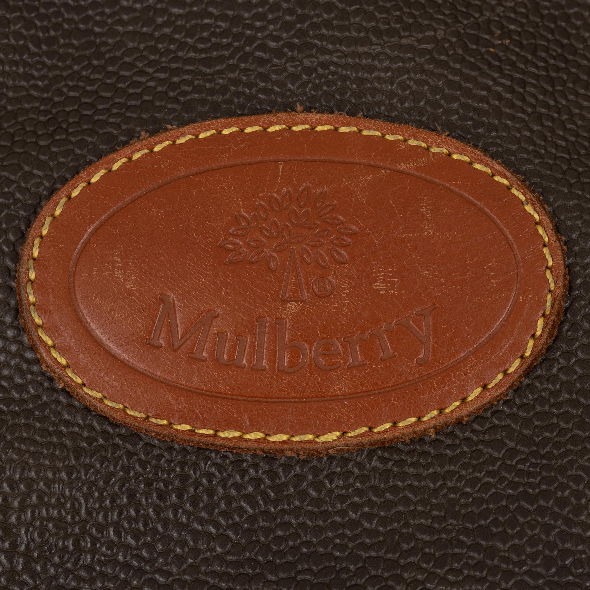Mulberry, resväska, vintage.