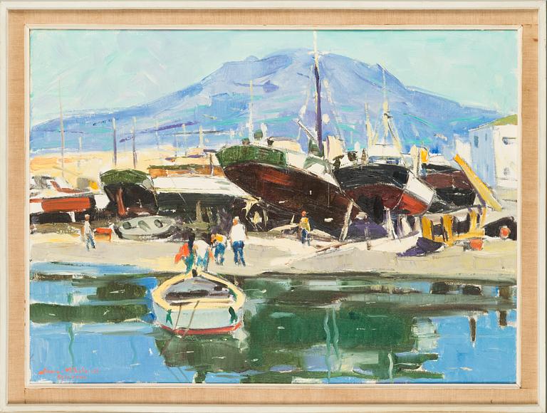 Armas Mikola, oil on canvas, signed and dated -65.