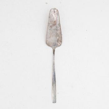 Inger Stenberg, a sterling silver cake server, Nässjö, 1985.