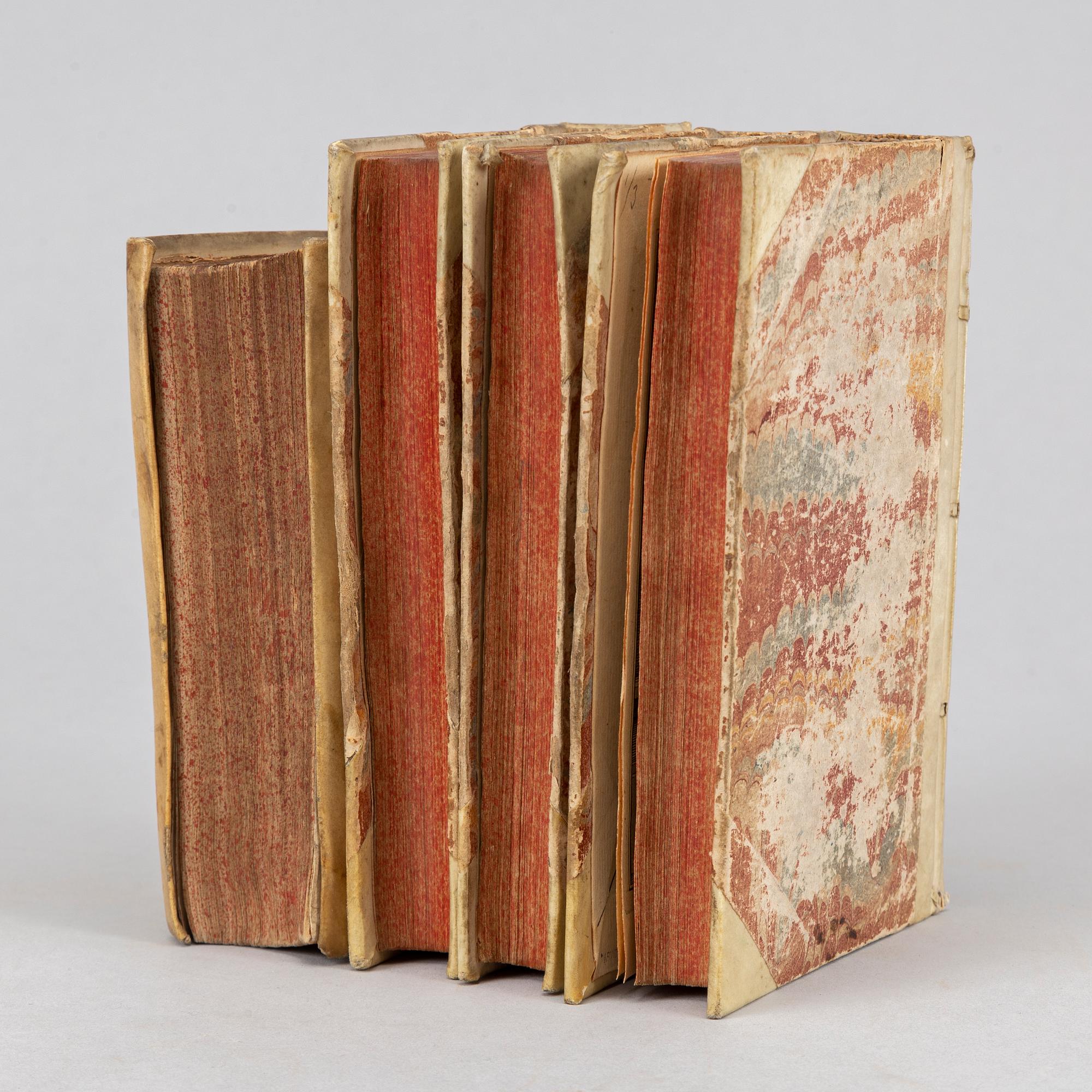 Romersk historia, proveniens bl. a. Warner Groen (1770-1834) (4 vol).