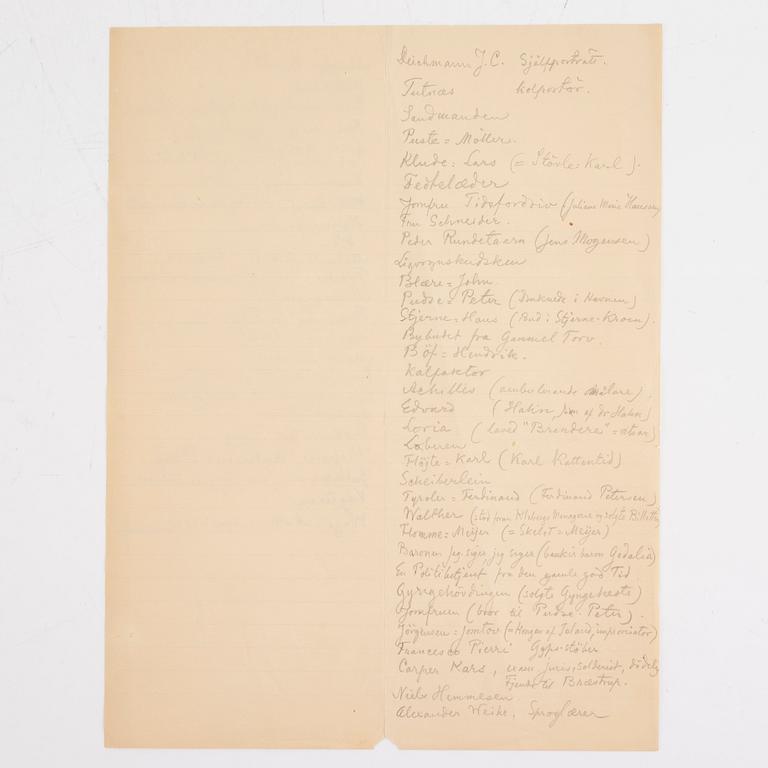 Jens Christian Deichmann, "Gamle Bekjendte Kjöbenhavn".