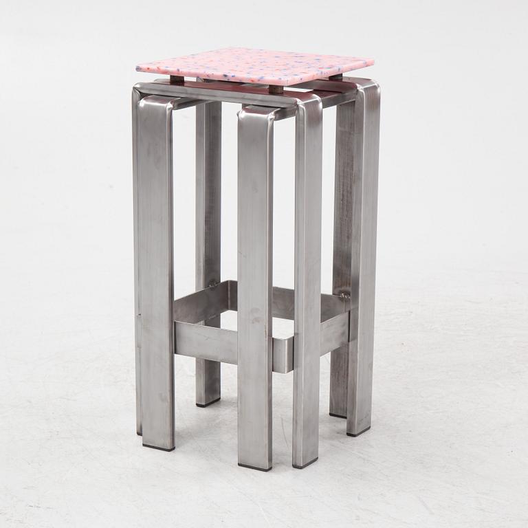 Stamuli & Alessandro Bruzzone, a stool, Greenhouse Bar for Stockholm Furniture Fair 2024.