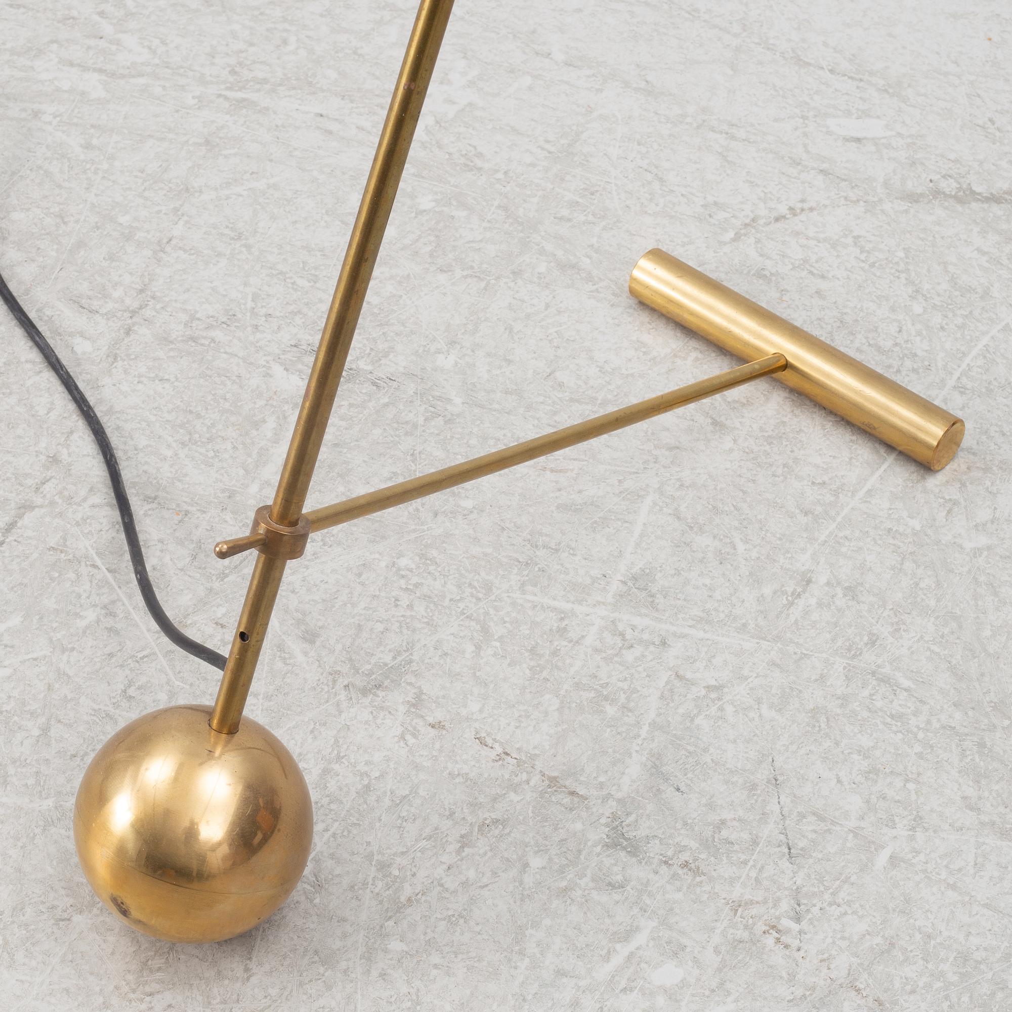 Floor lamp, "Diabolo White", Luci, Parma, Italy.