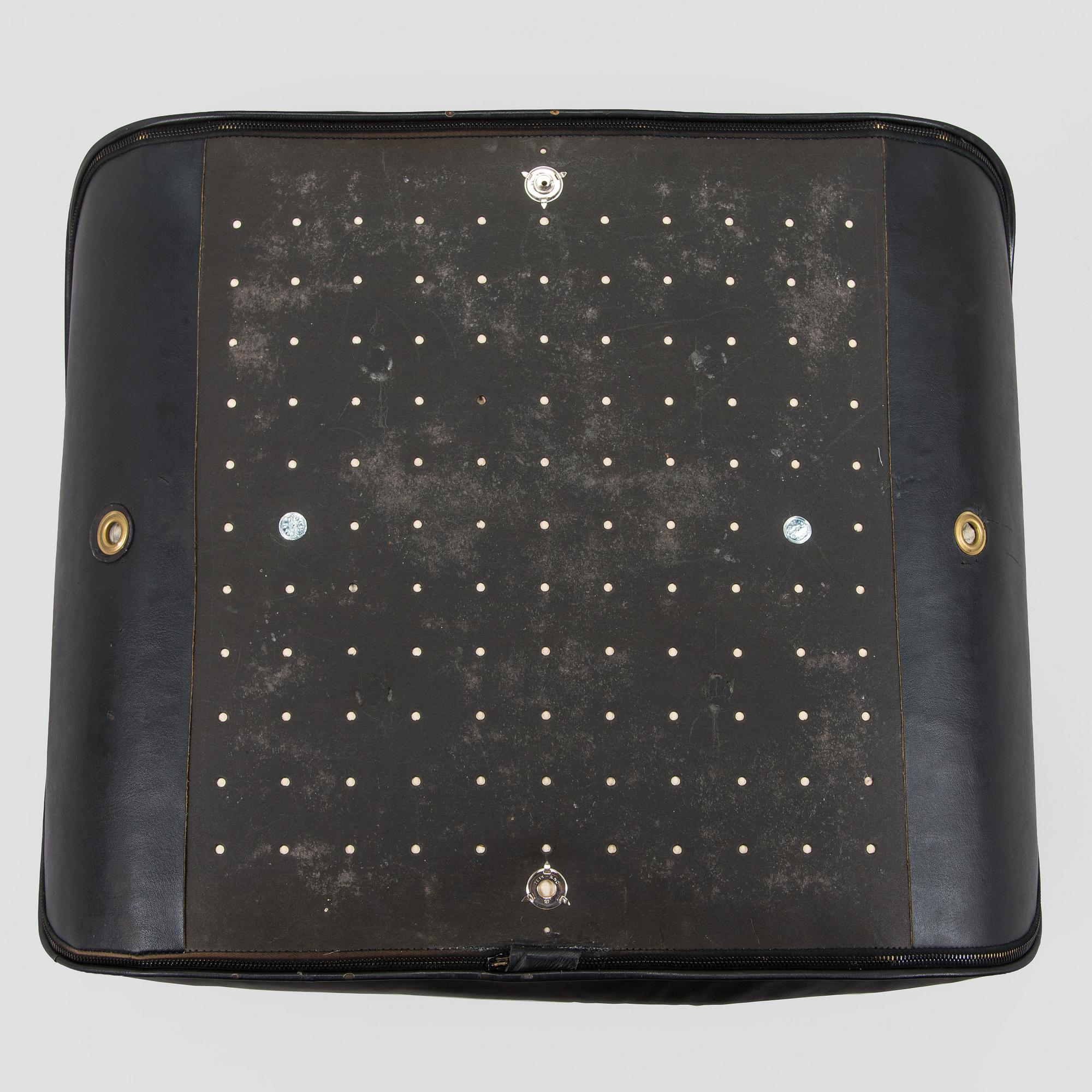 Charles and Ray Eames, a 1960s 'Lounge chair' and stool for Herman Miller.