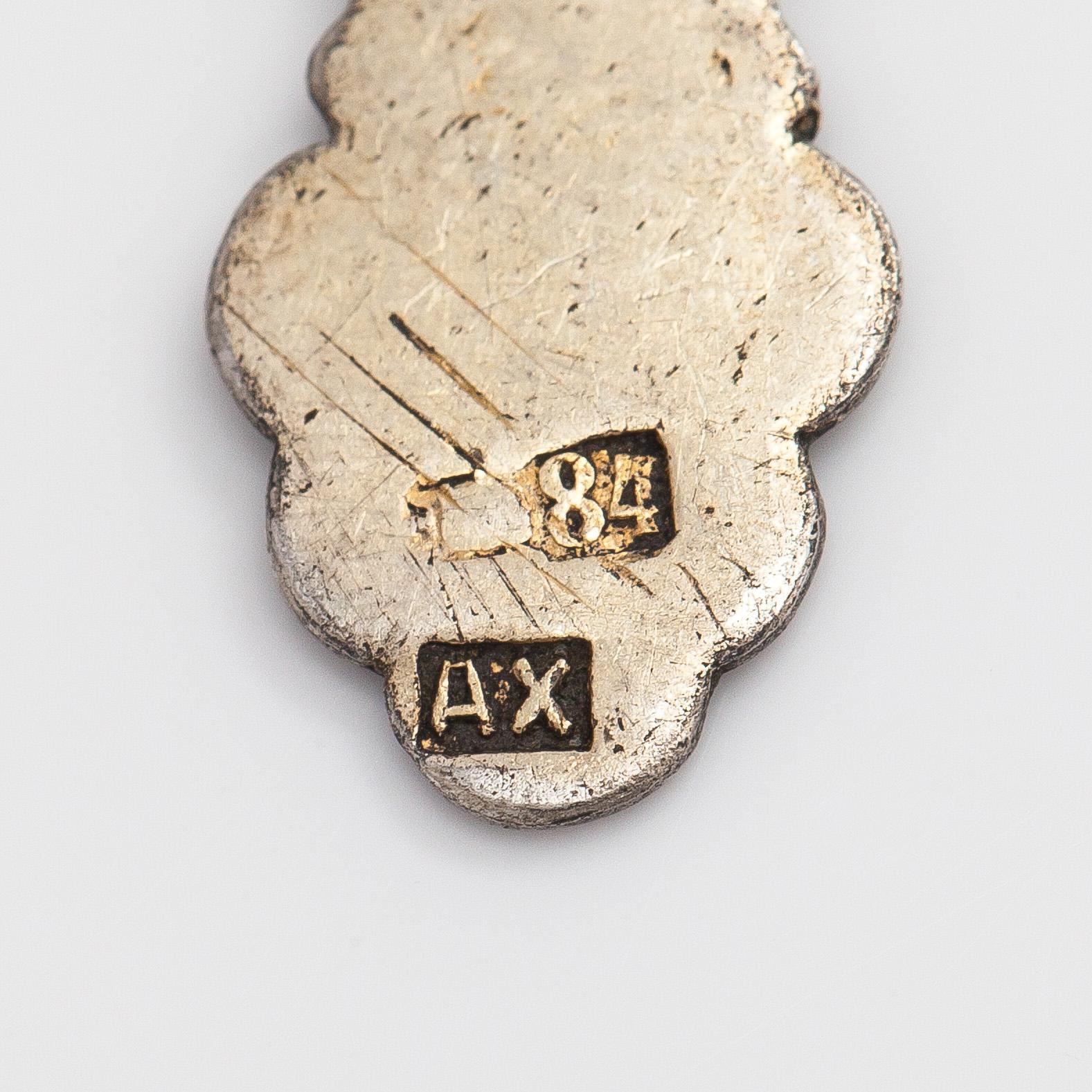 Pendants / crosses, 4 pcs, silver, enamel, Russia.