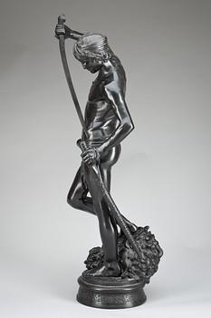 Jean Antonin Marius Mercié, "David vainqueur" (= The winner David).