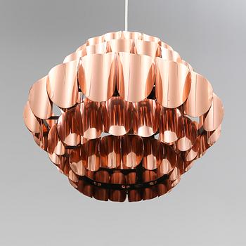 TAKLAMPA, troligen Werner Schou, Coronell Electro, Danmark, 1900-talets andra hälft.