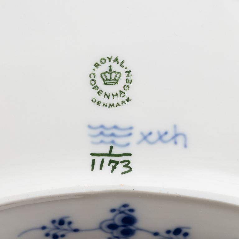 A 96-piece 'Musselmalet' porcelain dining and coffee service, Royal Copenhagen, Denmark.