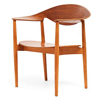 270. AN AKSEL BENDER MADSEN & EJNER LARSEN, "Metropolitan chair" for Fritz Hansen, Denmark 1950´s.