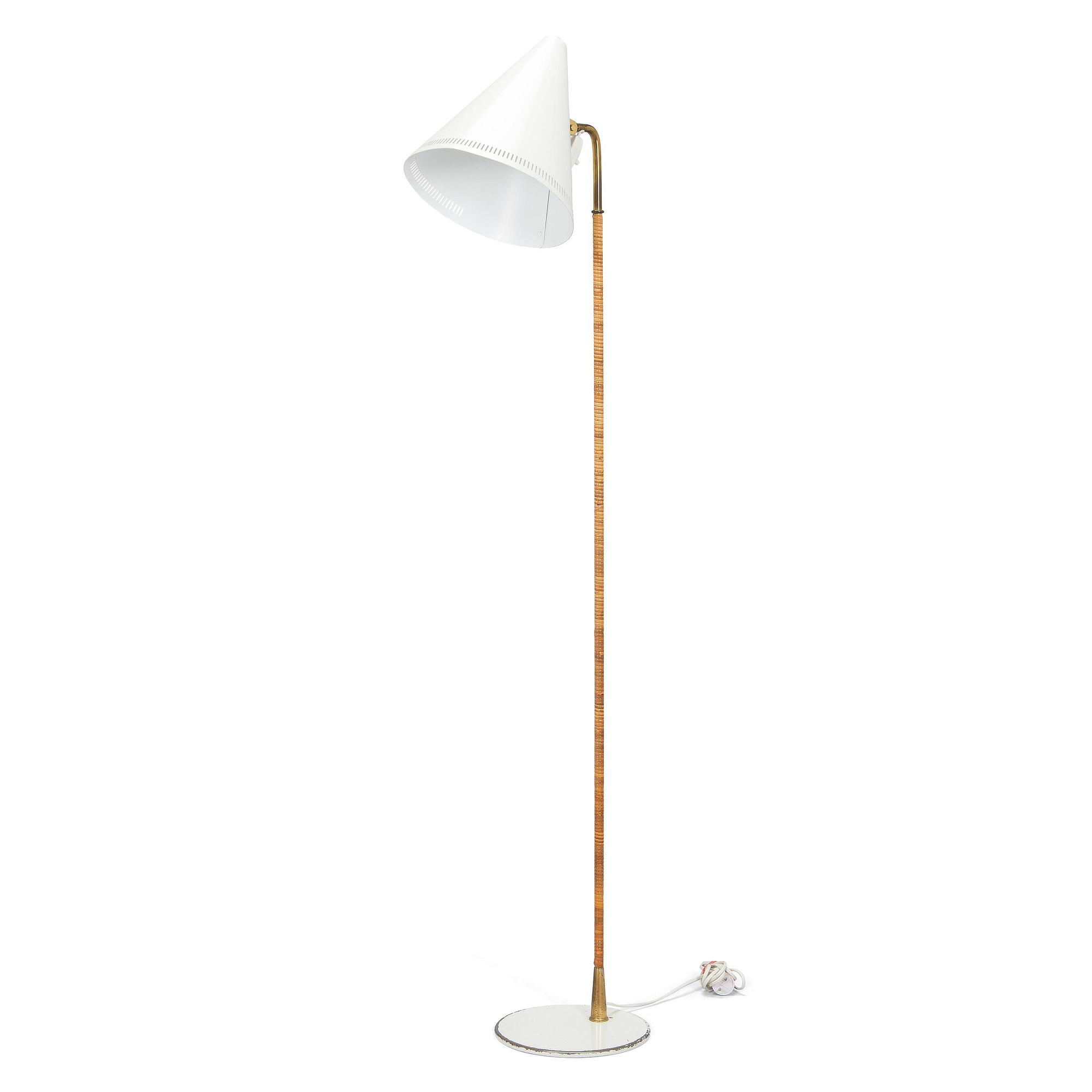 Paavo Tynell, golvlampa, modell K10-10, Idman, 1900-talets mitt.