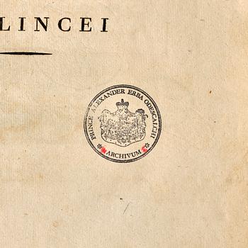 Including letters from Cesi to Galileo.
