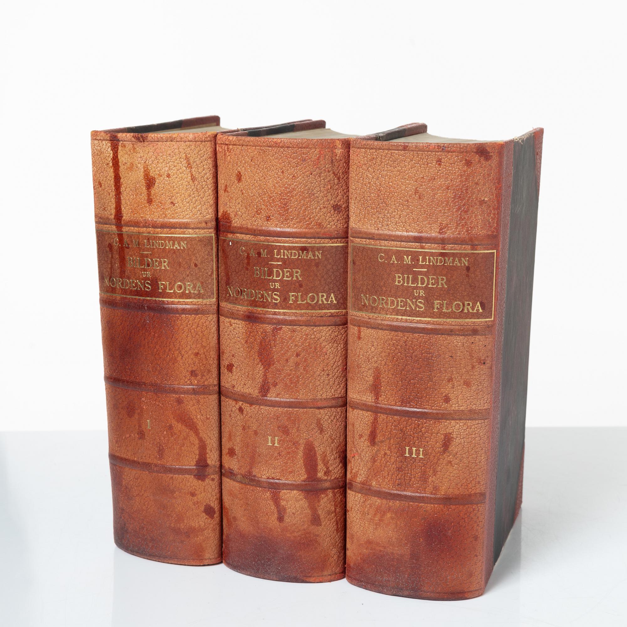 C.A.M Lindman, Bilder ur Nordens Flora, 3 band. Wahlström & Widstrand, 1922-1926.