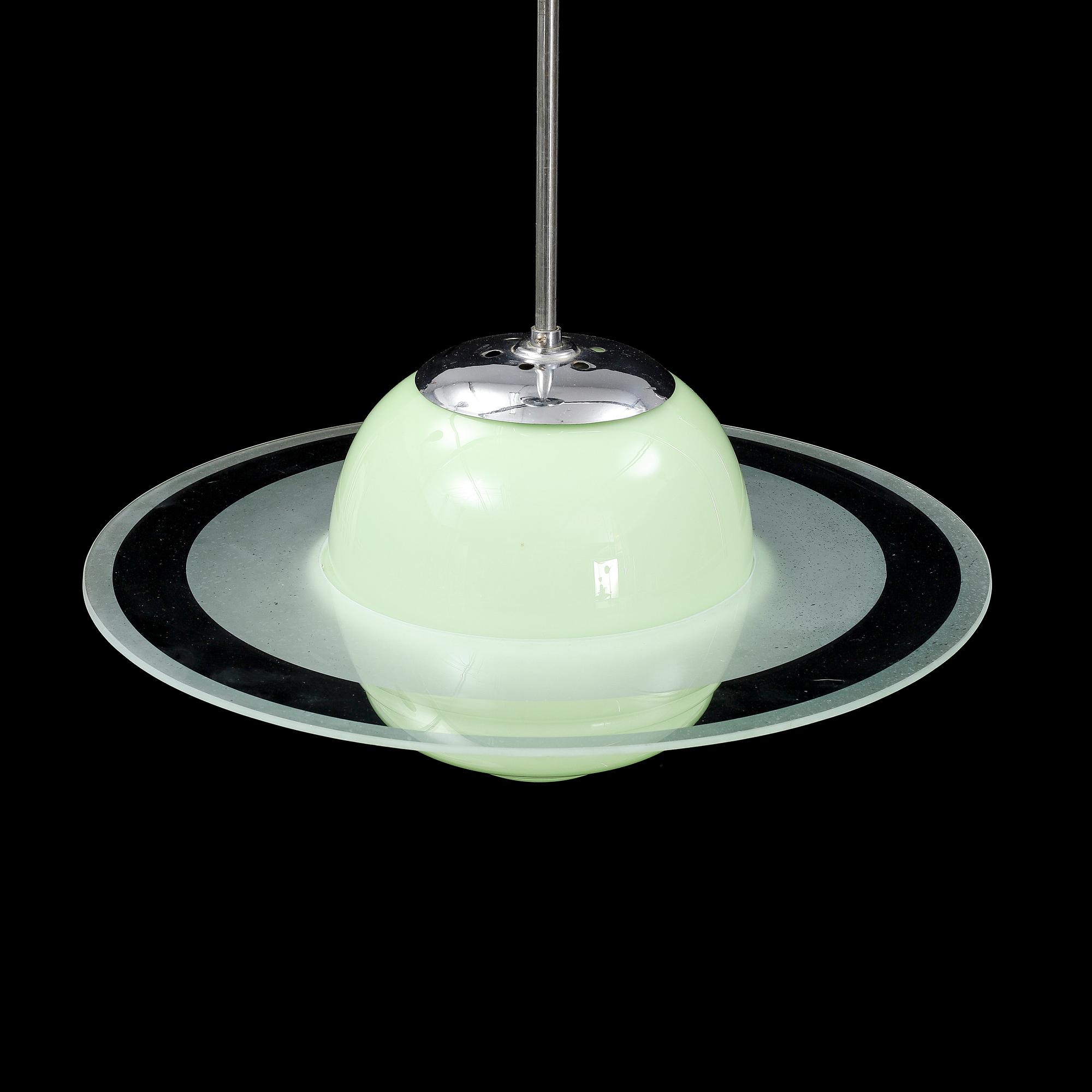 A 1930s ceiling lamp.