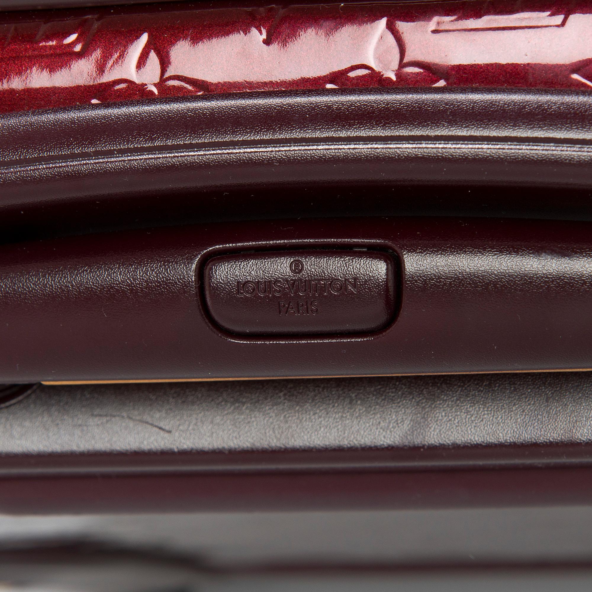 Louis Vuitton, a Monogram Vernis 'Pégase 45', suitcase.