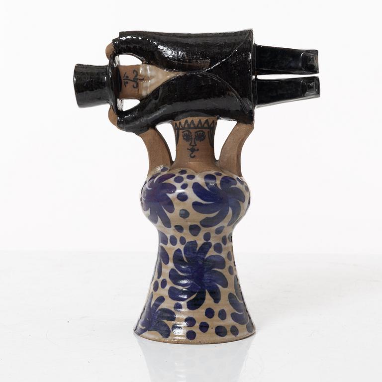 Lisa Larson, a 'Samhällsdebatten' stoneware figurine, Gustavsberg.