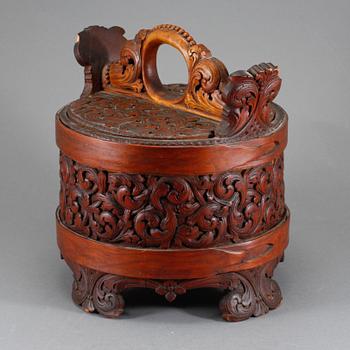 LOCKASK, barockstil, möjligtvis Tyskland, 1800-talets andra hälft.