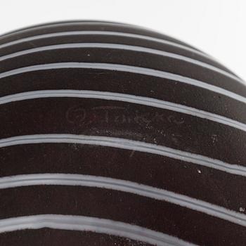 Oiva Toikka, lasilintu, "Kuovi", signeerattu O. Toikka Nuutajärvi.