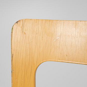 Alvar Aalto, children's chairs, 6 pcs, Artek, Finland.