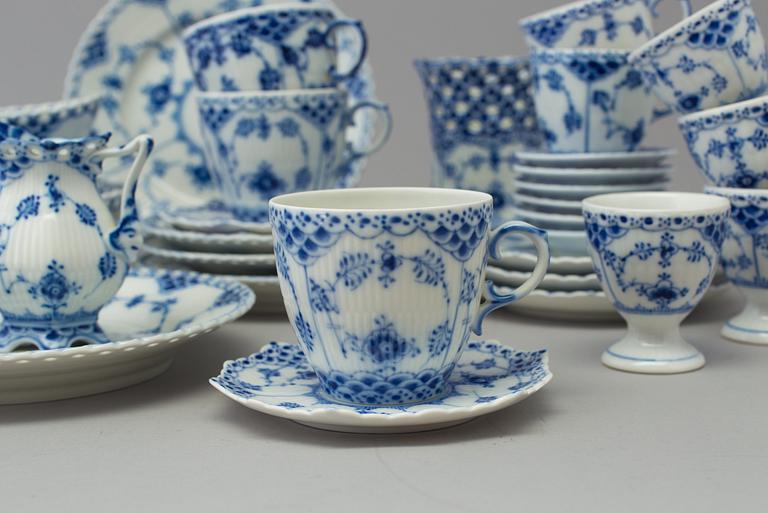 A 23 piece porcelain service from Royal Copenhagen, Denmark.