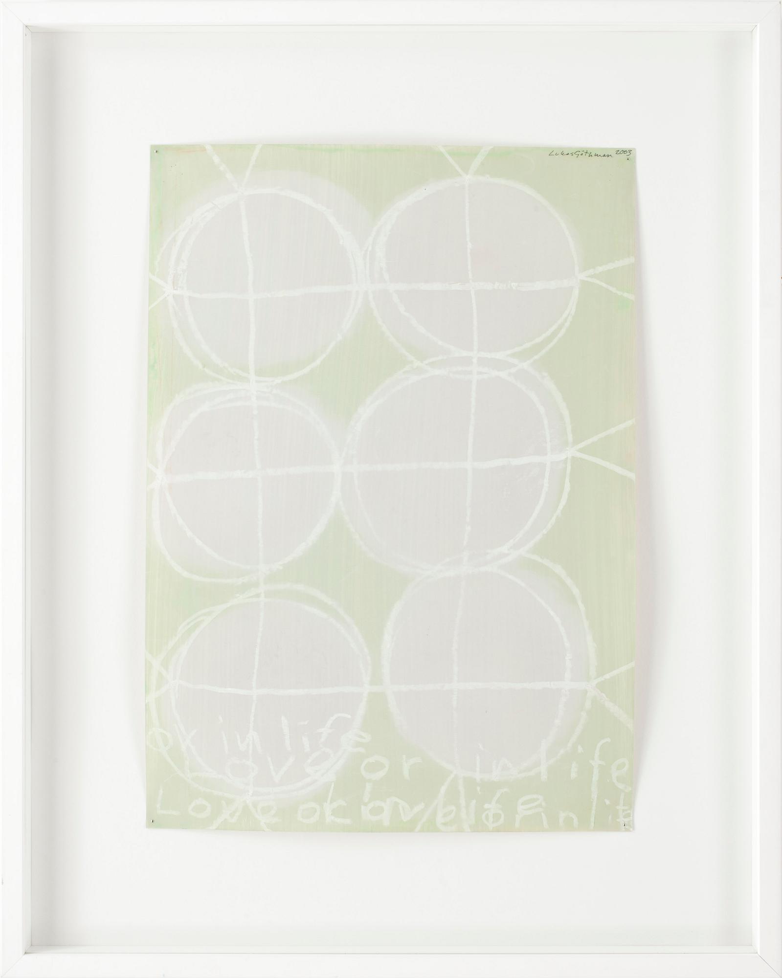 LUKAS GÖTHMAN, blandteknink på plastfilm, signerad samt daterad 2003.