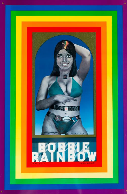 Peter Blake, "Bobbie rainbow".