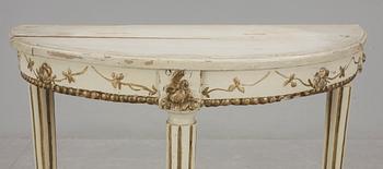 VÄGGBORD, gustaviansk stil, omkring sekelskiftet 1900.