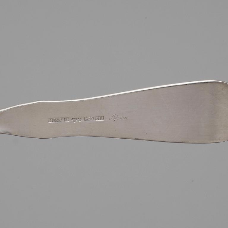 BESTICKUPPSÄTTNING, 60 delar, silver, 'Uppsala', MGAB, Uppsala, 1980-tal. Total vikt ca 2663 g.