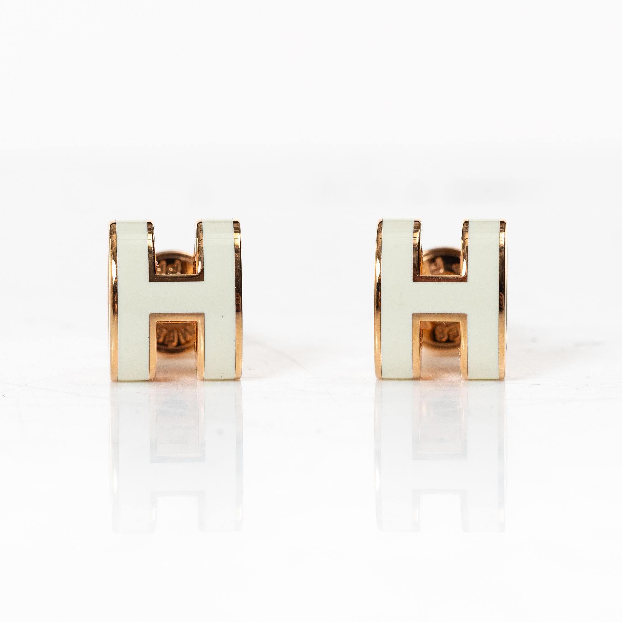 Hermès, örhängen, "Mini Pop H".