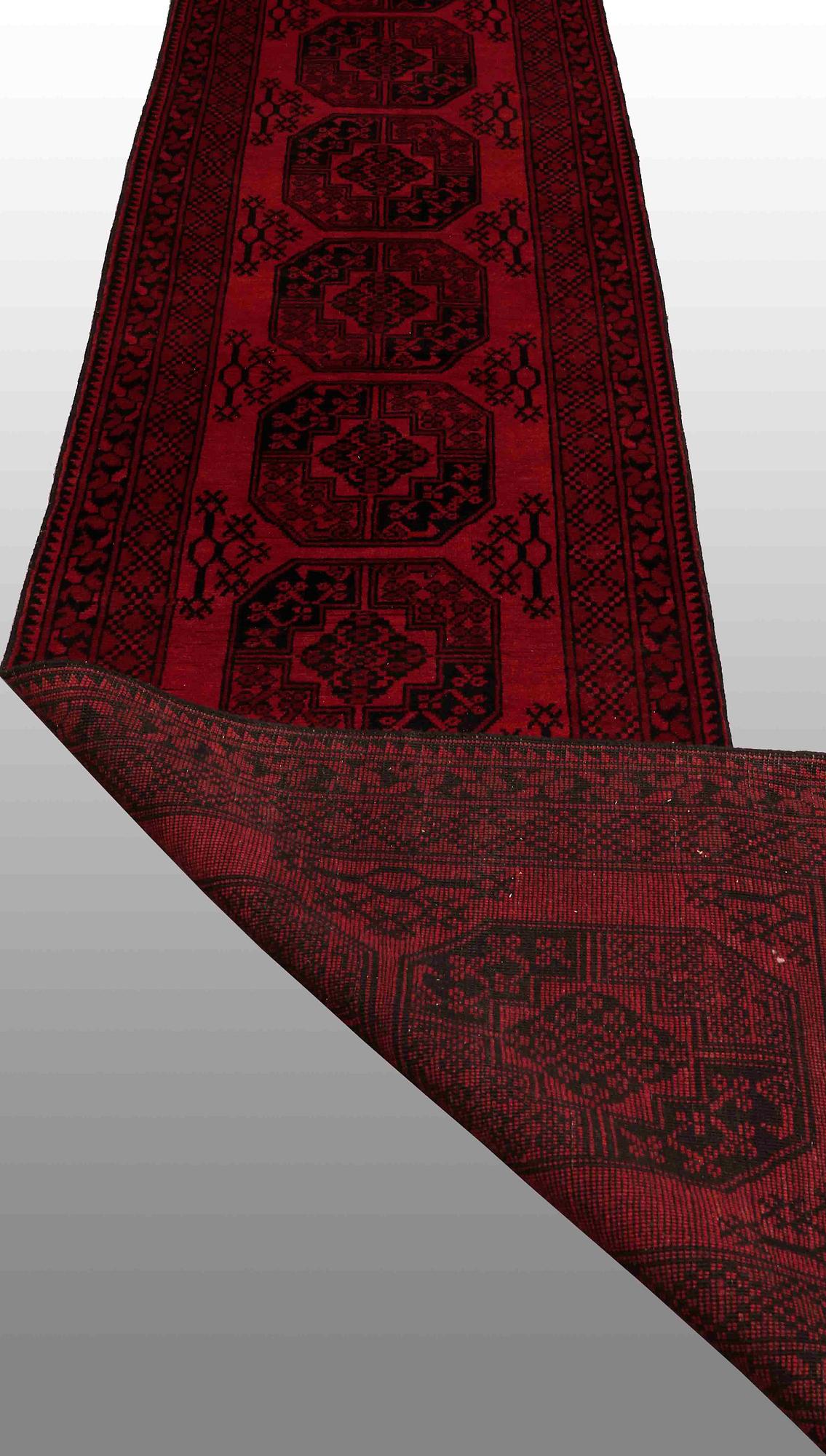 GALLERIMATTA, Afghan, ca 405x88 cm.