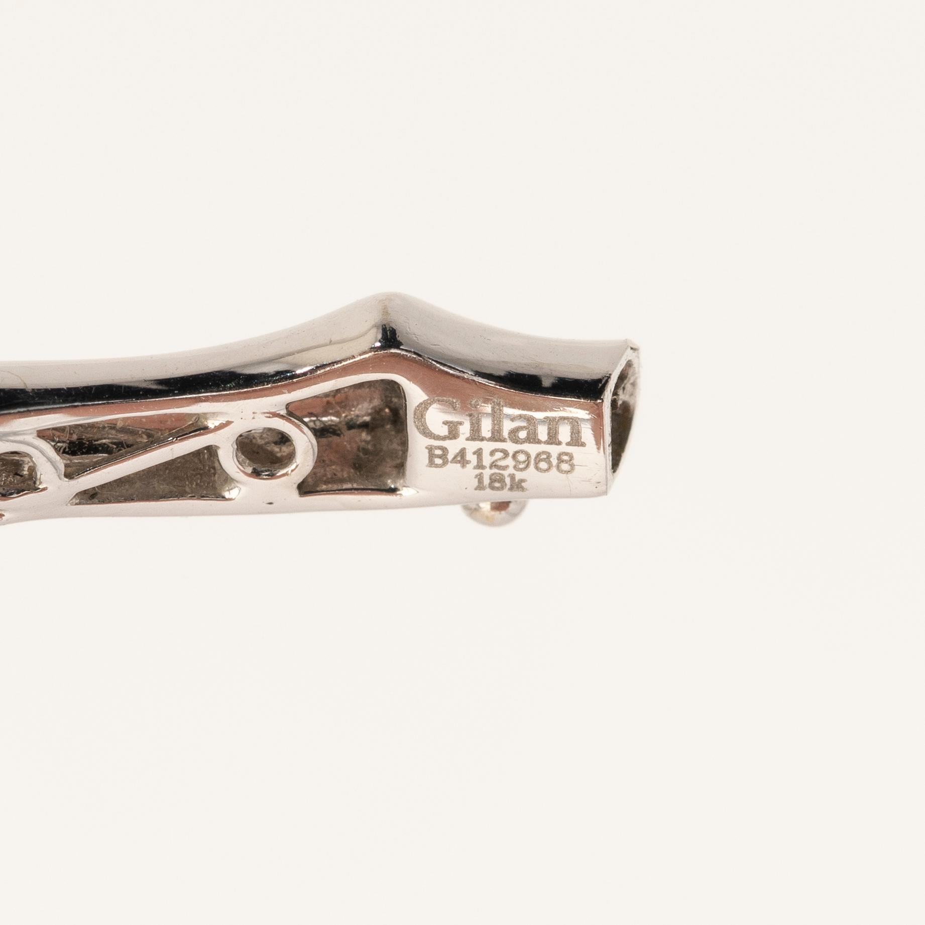 Bracelet, set with brilliant-cut diamonds and white gold.